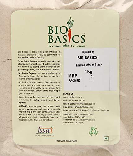 Bio Basics Whole Wheat Flour, 500g/3kg | Unrefined Wheat Flour Bio Basics