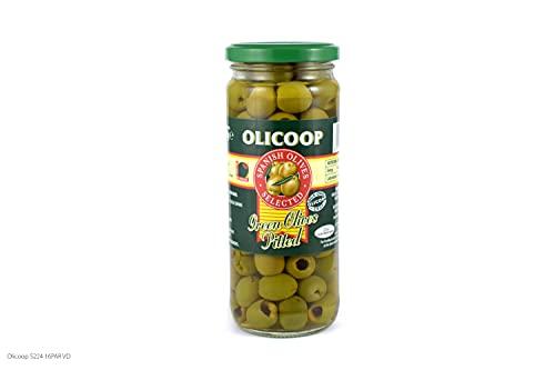 Olicoop Green Pitted Olive, 450g, Pack of 2, Produced in Spain image-2