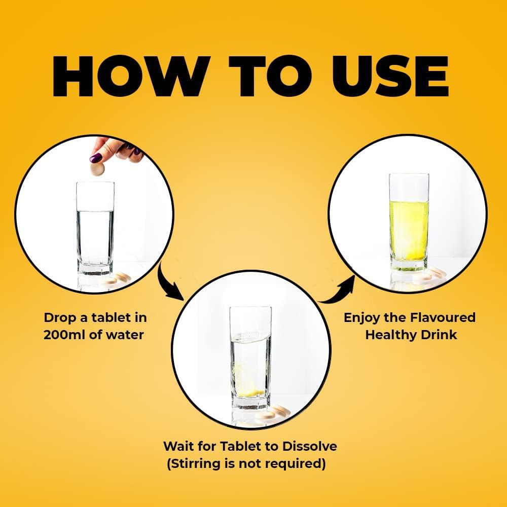 The Vitamin Company The Vitamin Company Multivitamin with Multi Minerals I Increased Energy Levels, 20 Effervescent Tablets, Mango Flavour | Daily Vitamin Drink | Fast Up Energy (Pack of 1)