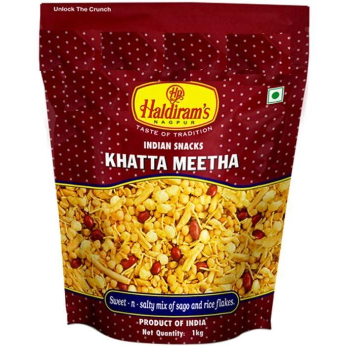 Haldiram\'s Haldiram\'s Nagpur Khatta Meetha 1KG With Orange Squash (750 ml) And Pineapple Squash (750 ml)