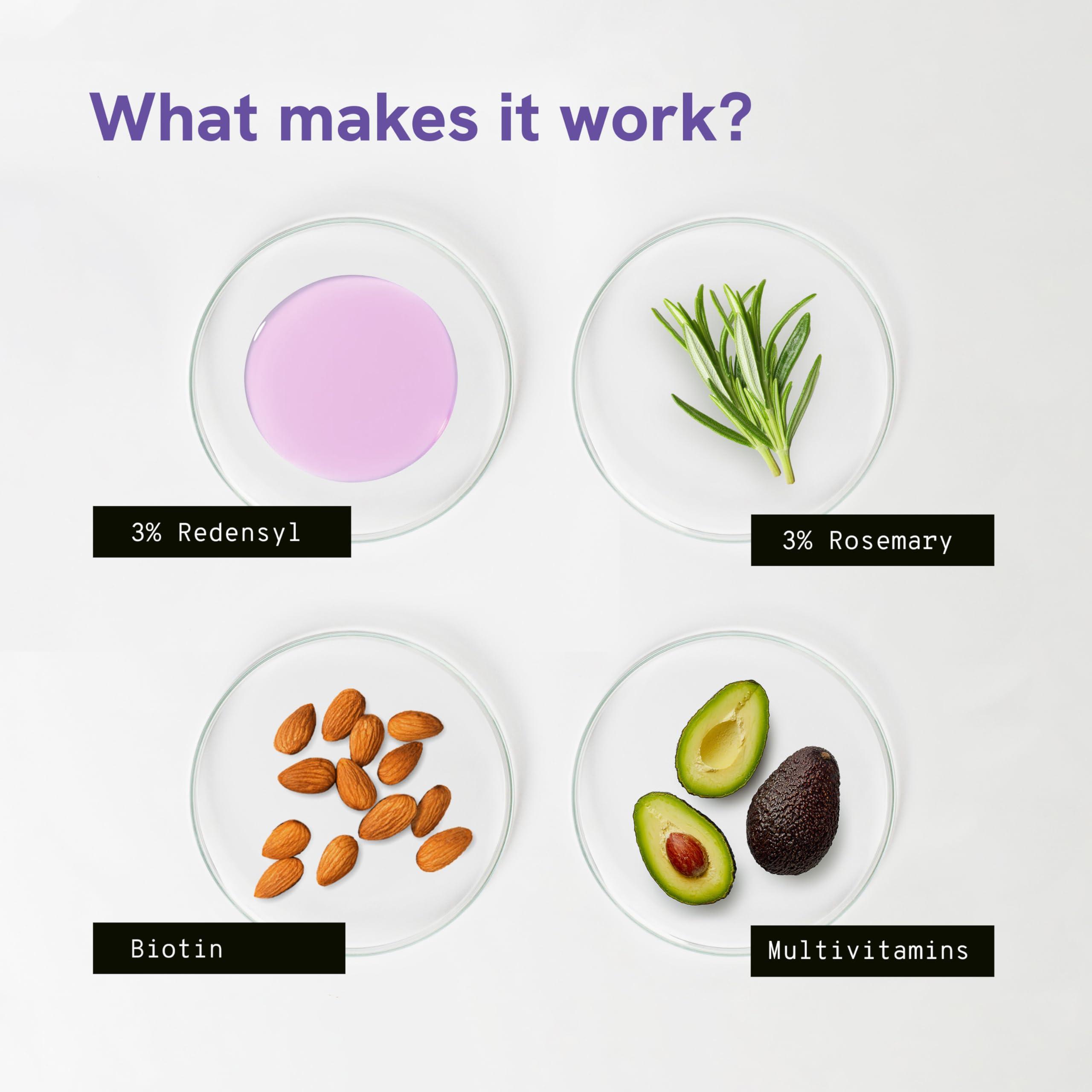 Be Bodywise Be Bodywise Hair Growth Pack, 30 Day Pack, Biotin Hair Gummies (30 Gummies) & Rosemary Hair Growth Serum (Roll-On) 30Ml, For Hair Fall & Hair Thinning - Grams