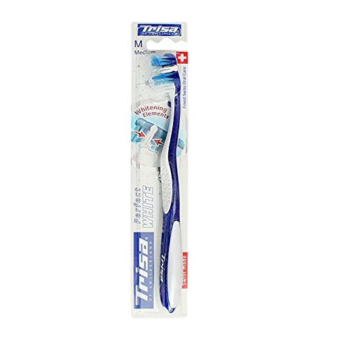 TRISA Trisa Perfect White Medium Toothbrush (Assorted Color)