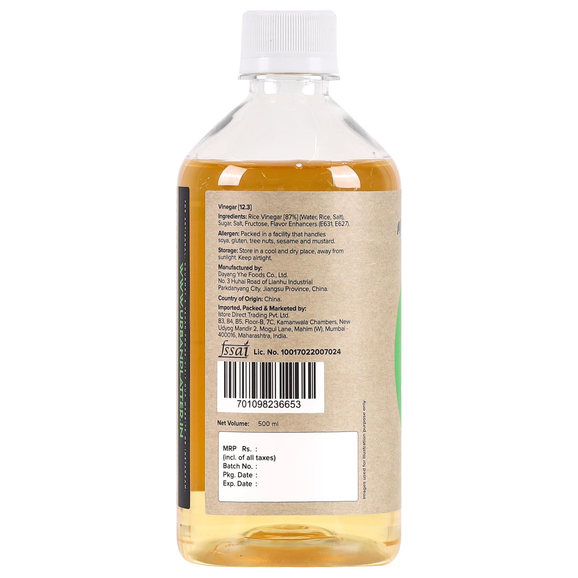 urban platter Urban Platter Japanese Rice Vinegar (Awasezu), 500ml [All Natural Vinegar Traditionally Made and Seasoned] - Perfect for Seasoning Sushi Rice