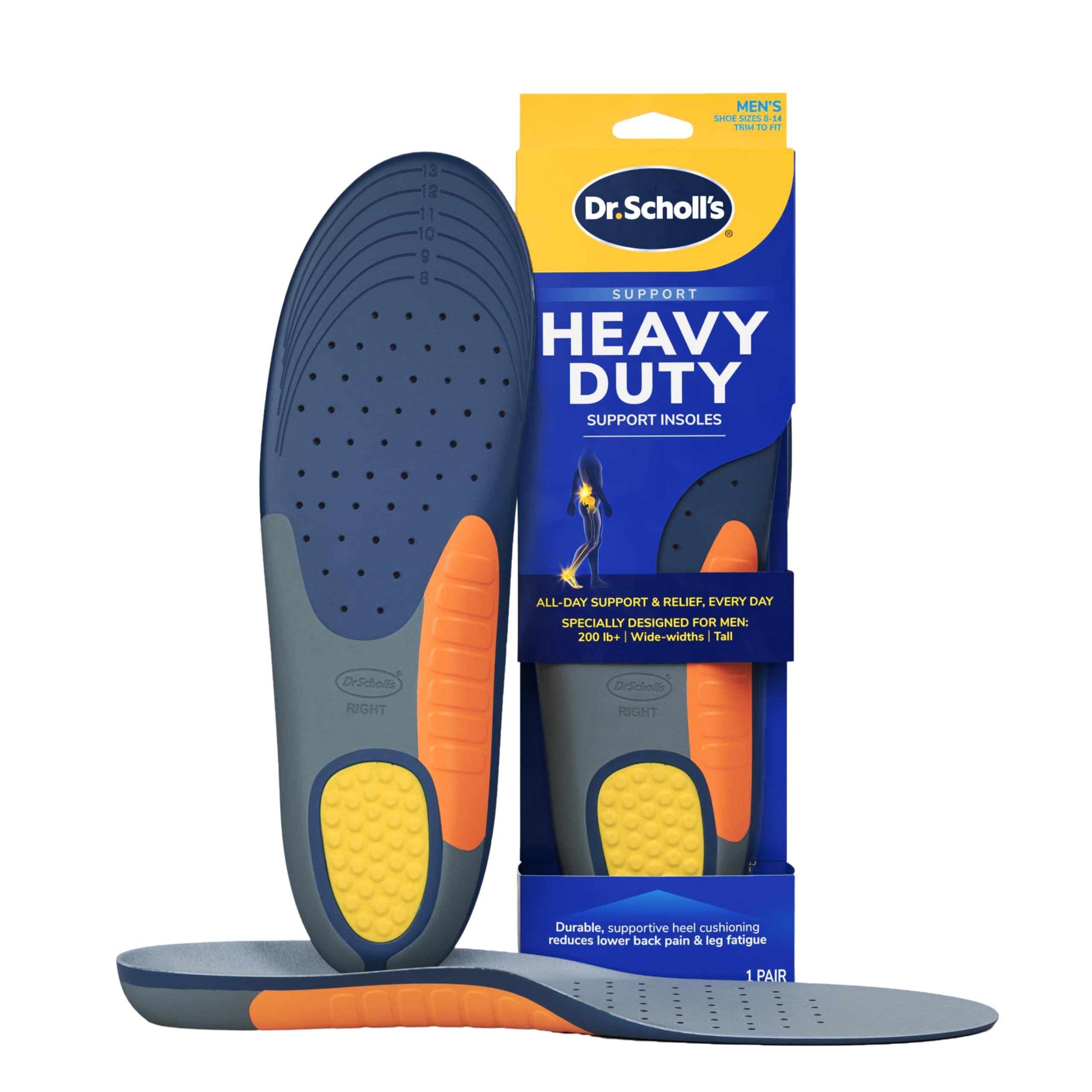 Dr. Scholl\'s Dr. Scholl\'s Pain Relief Orthotics for Heavy Duty Support for Men,Pack of 1 Pair, Size 8-14