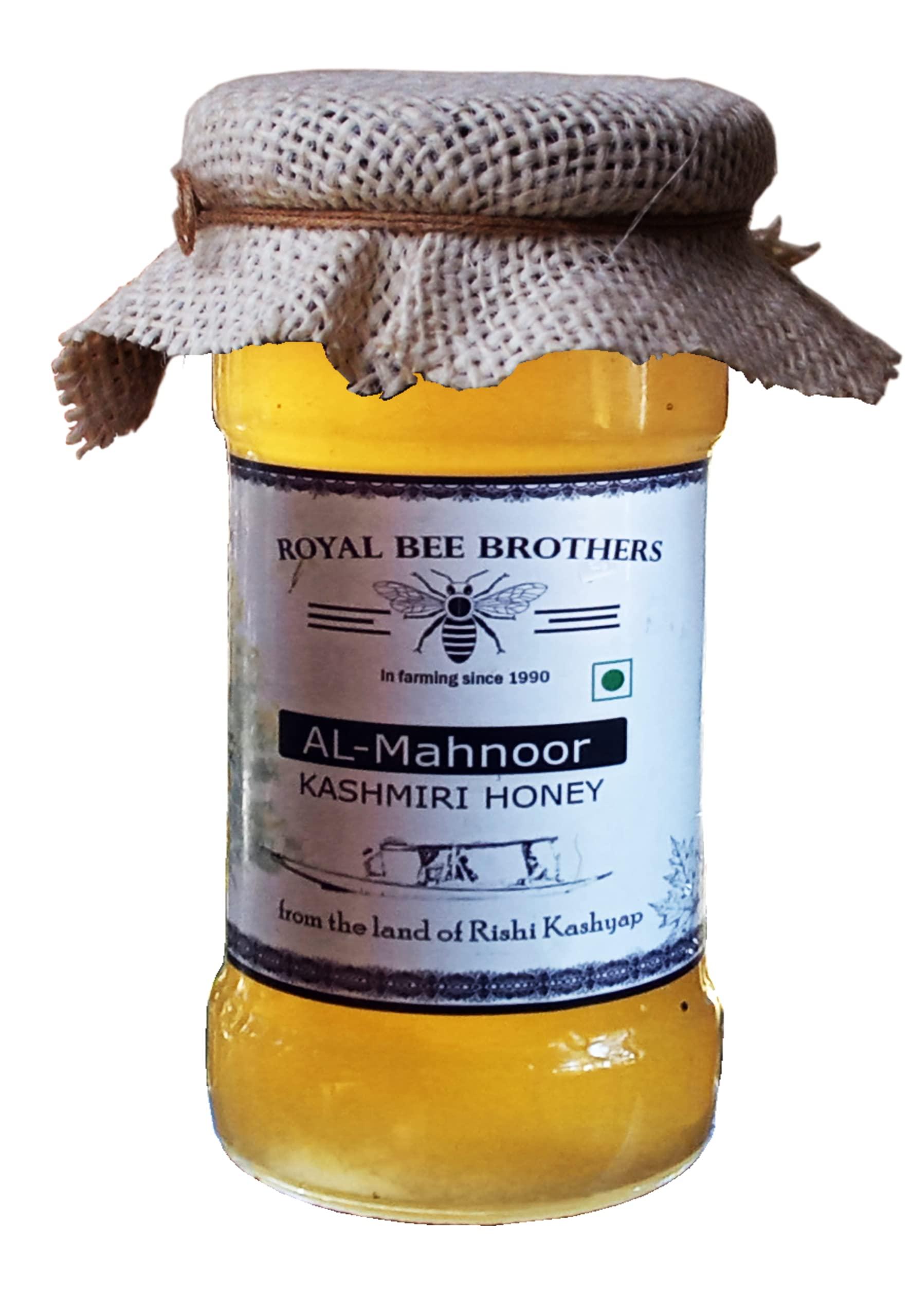 Royal Bee Brothers Royal Bee Brothers | Four Type of 100% Natural Wild Forest Honey | Produce of Wild Honey Bee | Raw & Unprocessed| 500 gm * 4 bottle