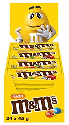 Mars MARS M&M's Peanut Single, 45 g - Pack of 24