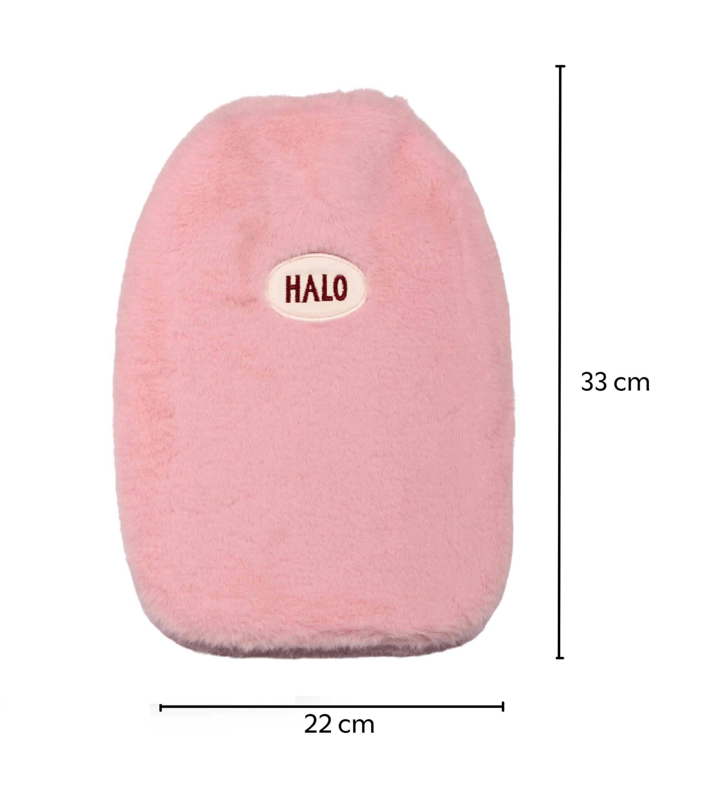 Onprix Onprix Soft Cover Hot Water Bag, Leak Proof Plush Cover Warm Water Bag Warm Hands and Feet, Period Warmth, Cute Design, Easy Water Injection Perfect for Bed, Travel, and Outdoor Use- 2 Liter