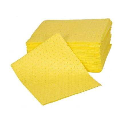 DEMEANOR DEMEANOR Chemical Absorbent Pads (40cm x 50cm) (286 gsm)(Pack of 100) (100)