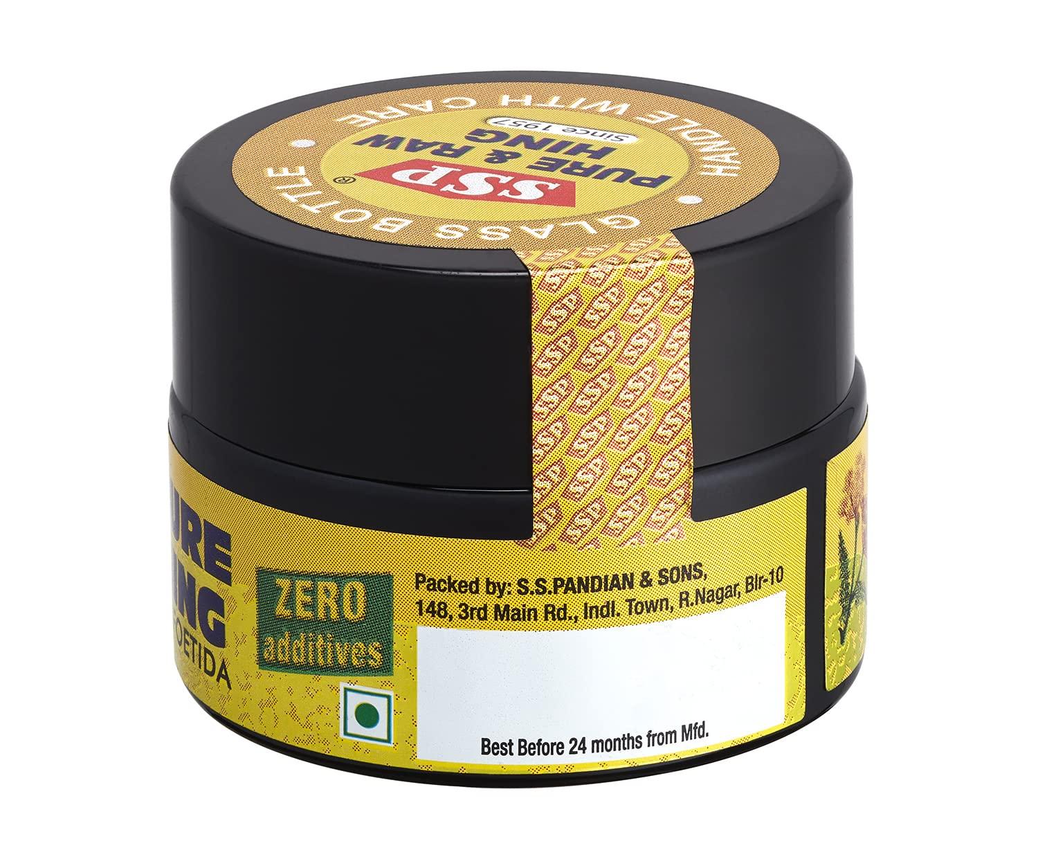 SSP ASAFOETIDA PURAW - PURE ASAFOETIDA 10g (PURE HING - ZERO Additives)