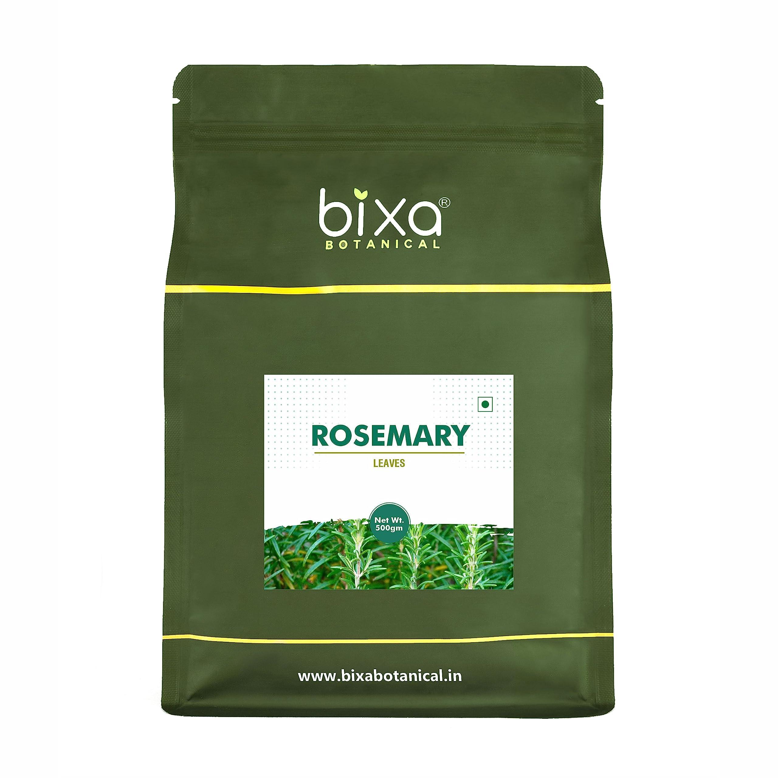 Bixa Botanical Rosemary Leaves 500gm | Top Grade Leaves From Egypt | For Seasoning, Tea & Hair | | Supports Hair Growth By Bixa Botanical | Pasta Soups Salad Chicken Herbs Tea