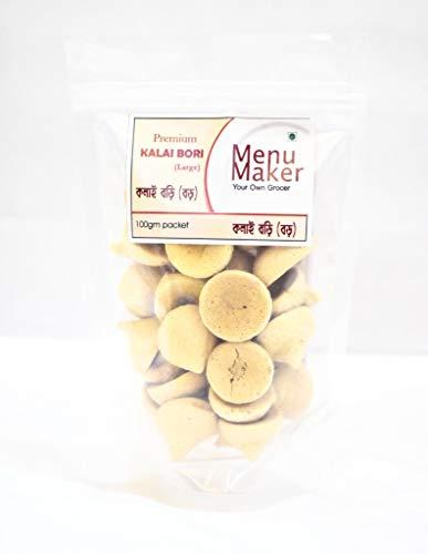 Menu Maker Menu Maker Select Premium Kalai/Biuli/Urad Dal Bori Matar Dal Bori and Posto Bori Combo Pack 300g, Pack of 3,100g Each