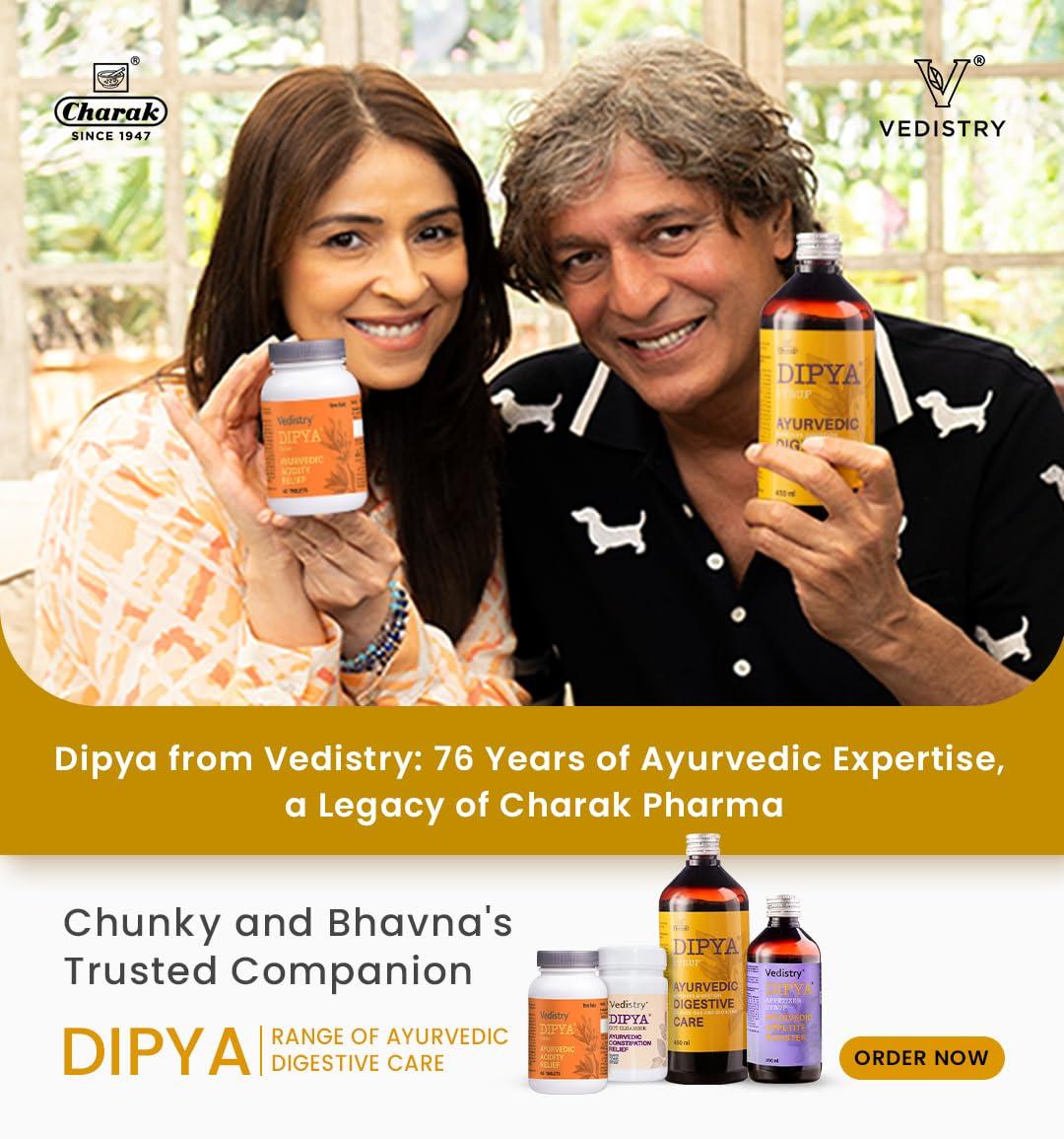 Vedistry Vedistry Dipya Combo Kit: Complete Ayurvedic Digestive Solution - Syrup, Tablets, and More!
