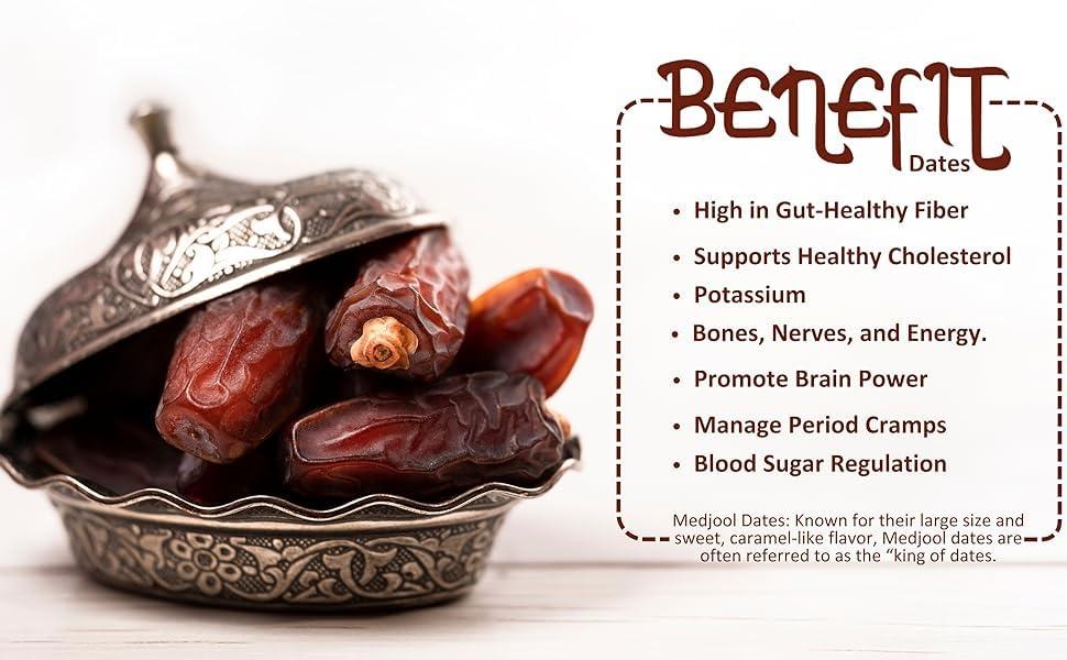 VEMLO VEMLO Soft Fresh Sweet Medjool Organic Dates Khajoor 450 Gram For Ramzan Healthy Nutritious Snack | Rich in Vitamins & Minerals | Natural Sweetener