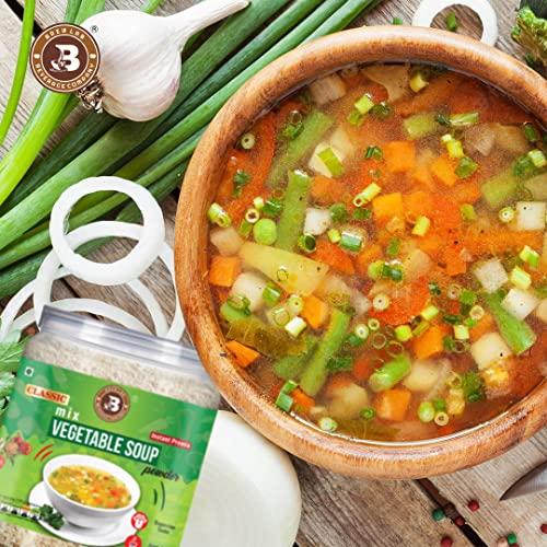 Brew Lab Brew Lab Classic Mix Vegetable Soup Powder | Rich Source of Fluids | Suitable For Vending Machines | Healthy & Tasty | (250gm)