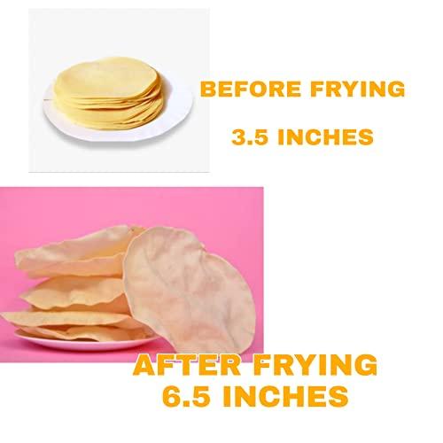 Generic Plain appalam-400 g- Traditional Homemade/Papad/Appalam (100g x 4 Pack)