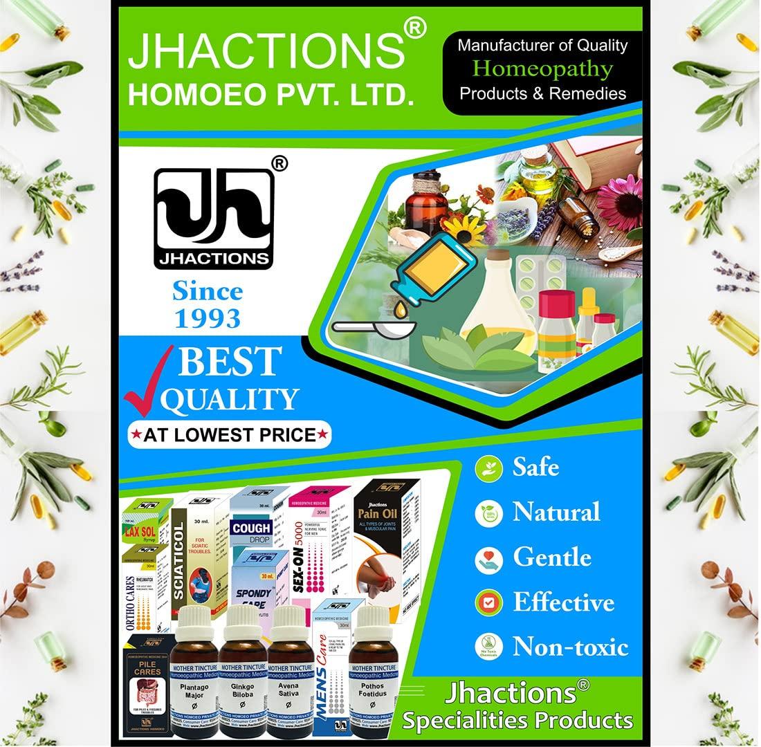 Jhactions Jhactions Luffa Amar Q - 30mL || Homeopathic Mother Tincture Drops