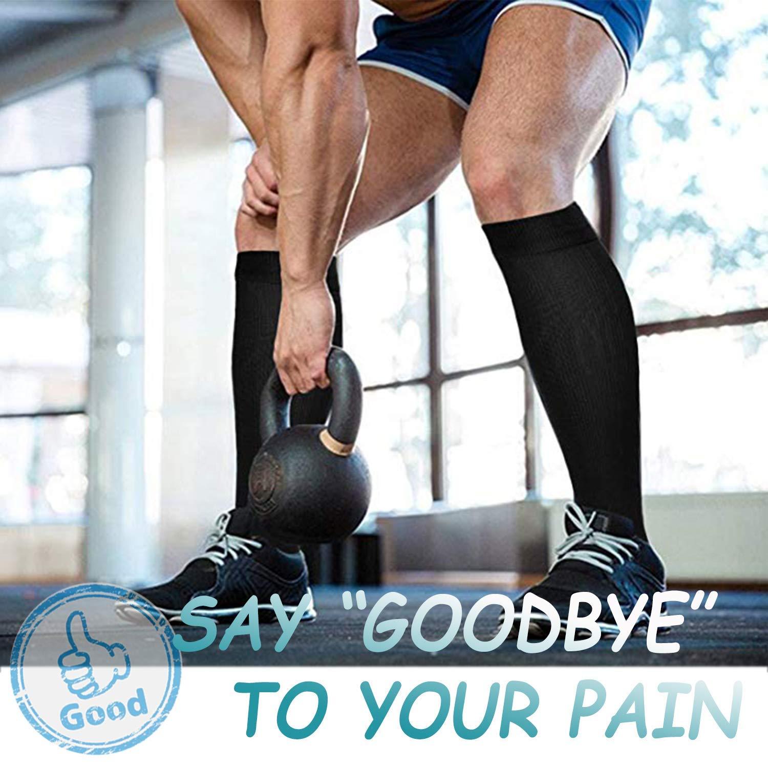 Aoliks Compression Socks for Women & Men(1/3/7/8 PACK) - Best for Running,Sport,Nurse,Travel,Cycling-20-30mmHg