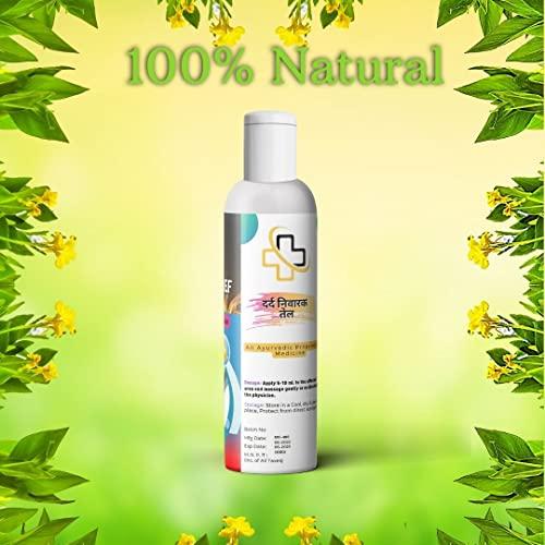 FCS Natural & Ayurvedic Pain Relief Oil for Muscle & Joint Pain 100ml
