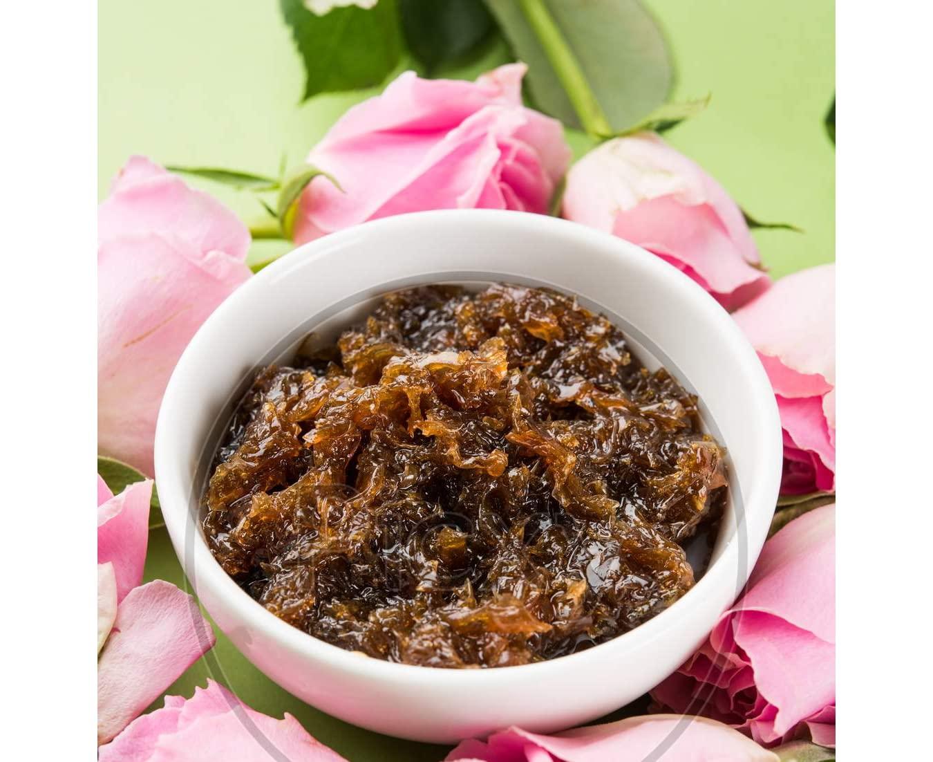 GHOTARAM GHOTARAM Gulkand Good for Digestion/Made with Rose Petals | No Acidity | Chalesterol free | Rich In Calcium and Antioxidants | Natural Coolant for your Body-800g(400g*2Pac)