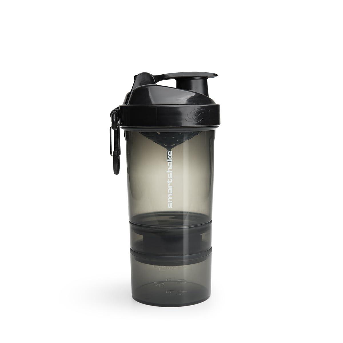 Smartshake SmartShake 10560801 Original 2Go Shaker, 600ml (Gun Smoke)