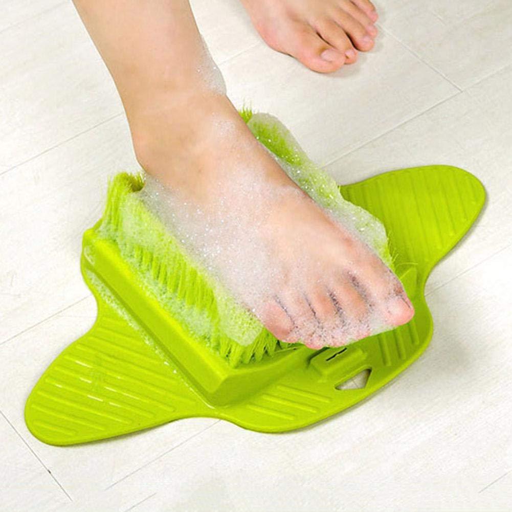ORICAL SALES ORICAL SALES Foot Scrubber Brush/Exfoliating Feet Cleaner Massager with Hanging Hooks (Multicolour)