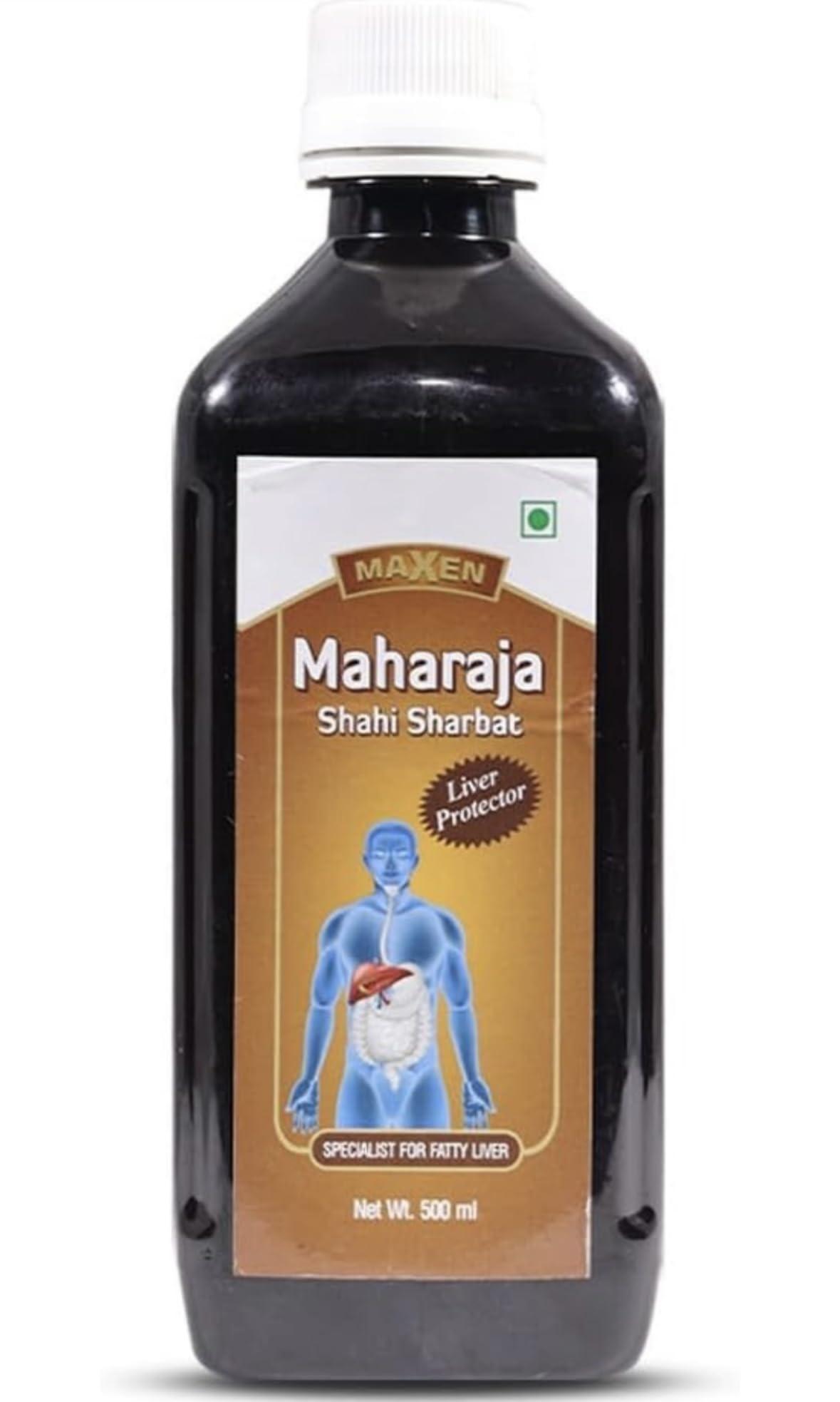 Dr. Jdee Ayurveda Maharaja Shahi Sharbat, Liver Protector, Cures Fatty Liver, Indigestion, Bloating, 123 Years of Trust