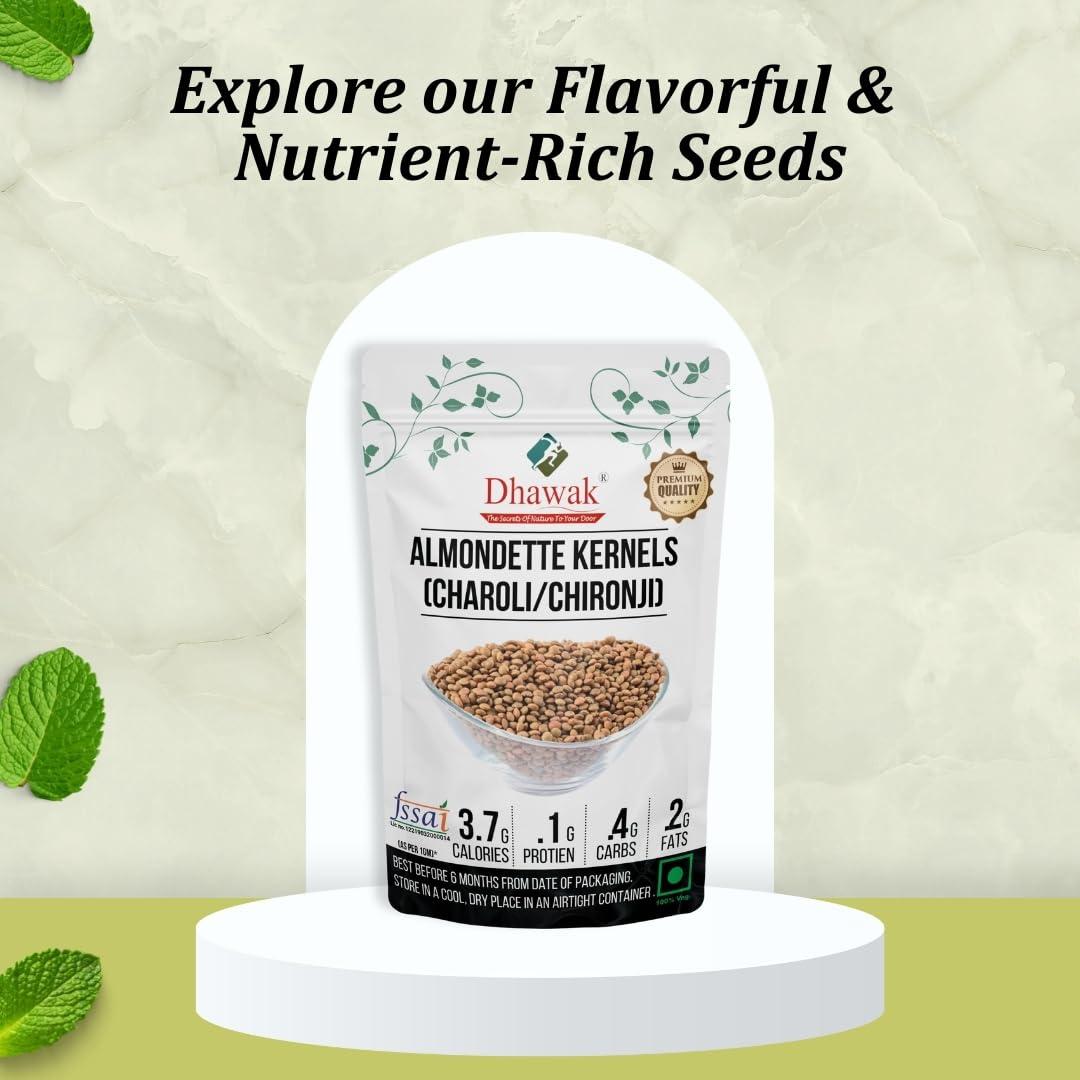 DHAWAK Dhawak Almondette Kernels (Charoli or Chironji) - 200 GMS.