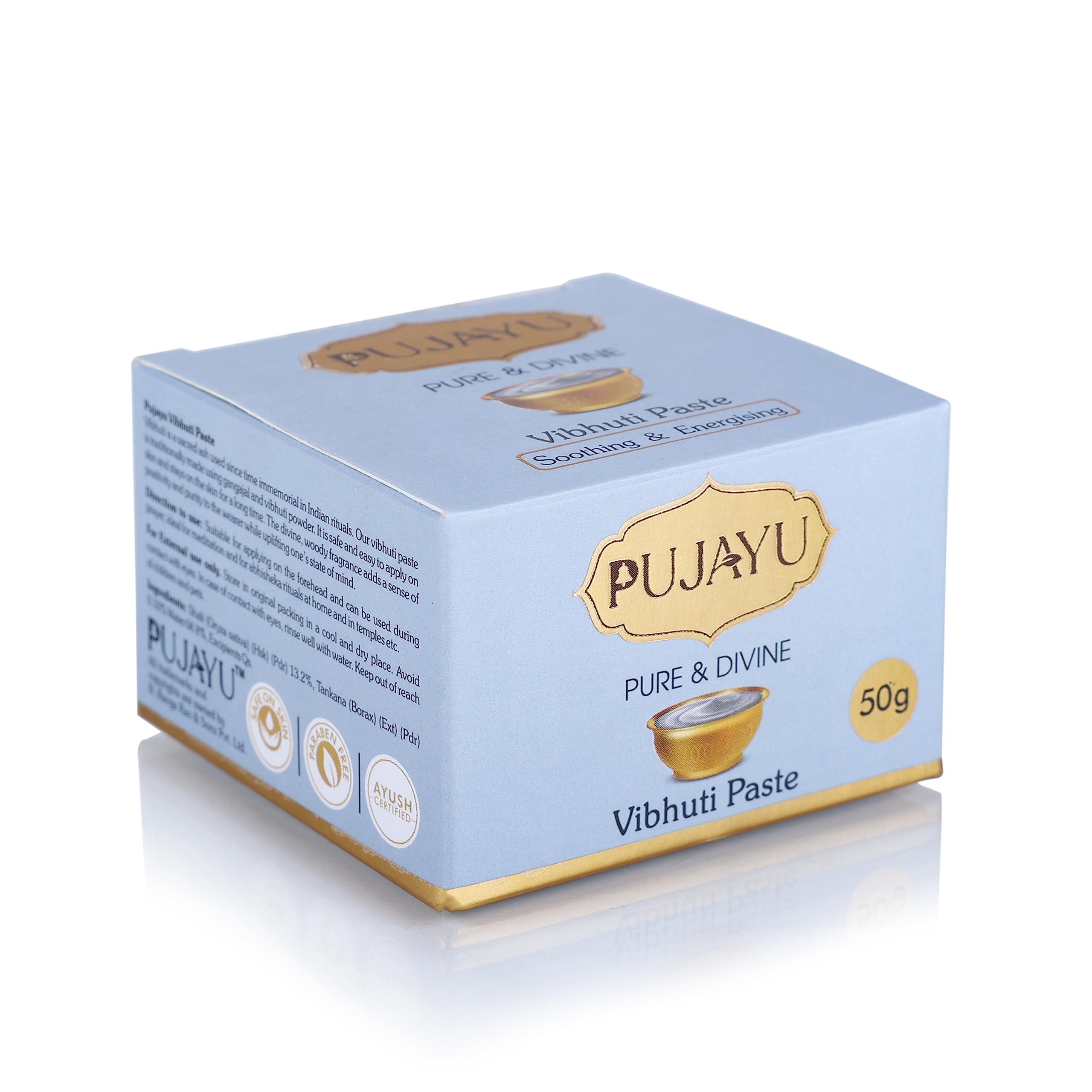 Cycle Cycle Pure Pujayu Vibhuti Paste with the Goodness of Kumkum and Chandan. (Pack of 1)