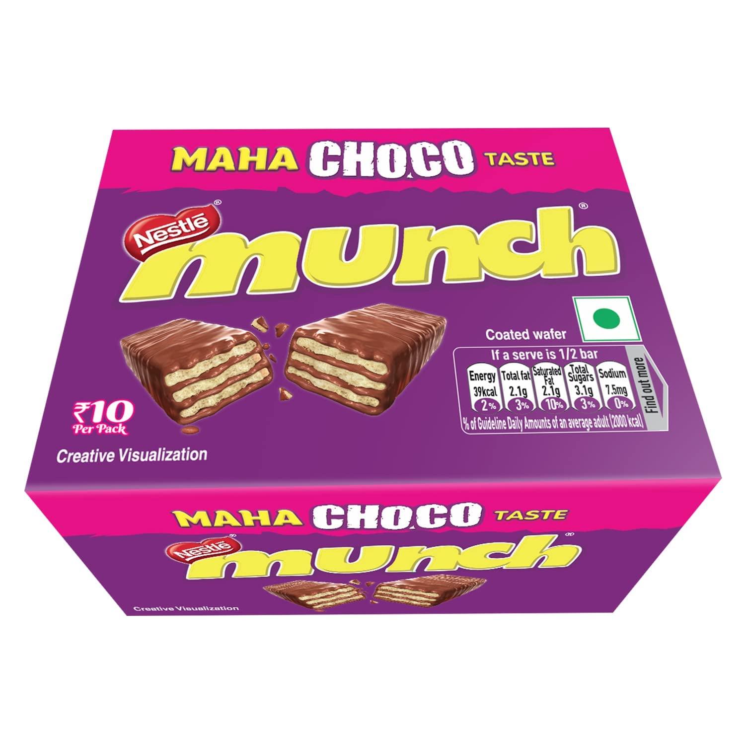 Munch Nestle Munch Maha Choco Taste,(42 units,18g) x 2, 1512g, Box
