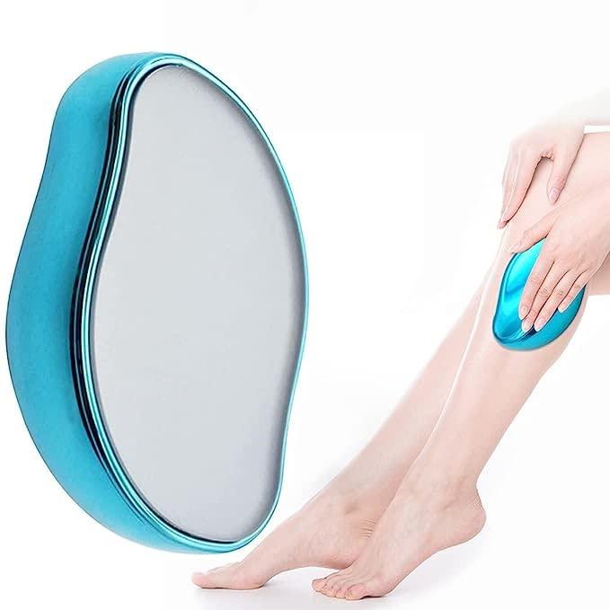 Tiny Deal Magic Crystal Hair Remover, Painless Hair Removal with Epilator Mini Hair Remover for Men and Women Leg Arm Back Soft Smooth Silky Skin pack of 2