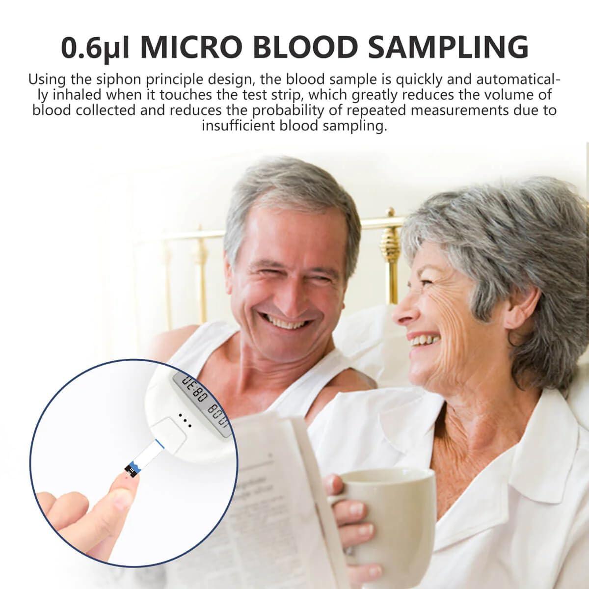 Sinocare SINOCARE SAFE ACCU Blood Glucose Test STRIPS, Box of 50 | Works with SAFE ACCU GLUCOMETER ONLY | Lancets not included | Blood Glucose Monitor Strips, Pack of 50