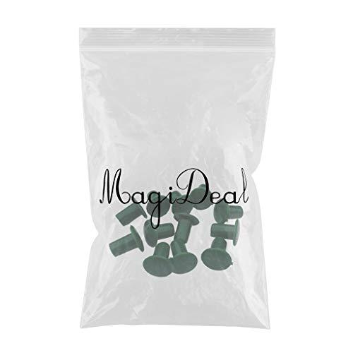 IVELECT 12pcs Durable Plastic Safety Garden Cane End Caps Bamboo Protectors