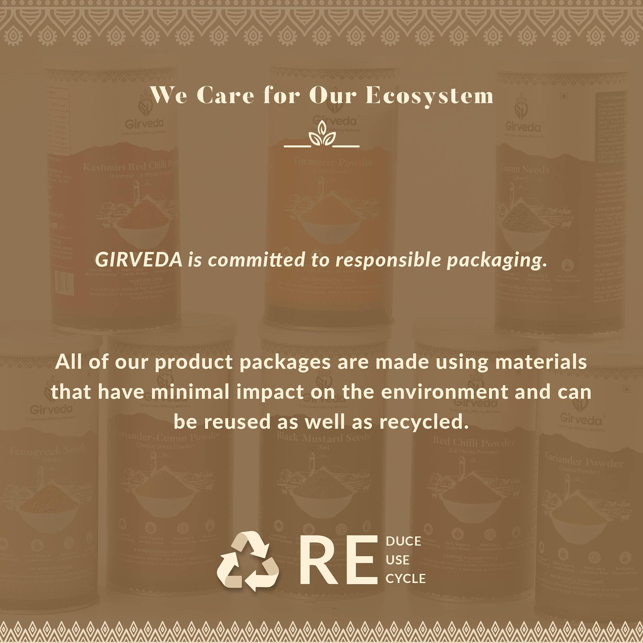 Girveda Girveda 200 gm Turmeric Powder (Cow Based Natural Farming) Haldi Powder