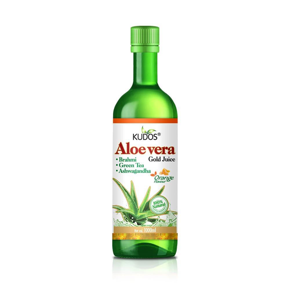 Kudos Ayurveda Kudos Ayurveda AloeVera Gold (Orange Flavour) Health Drink Liquid 1000ml