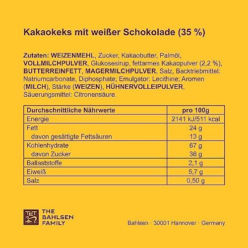 Bahlsen Bahlsen Leibniz Minis Black & White Cocoa Biscuit Covered With White Chocolate 125g