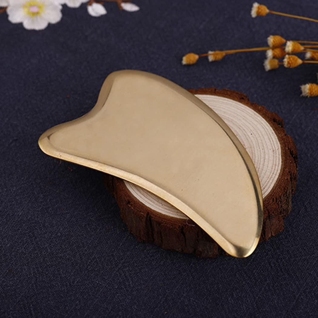 Dorakitten Dorakitten Gua Sha Facial Tool Brass Heart Shape Professional Natural Lightweight Scraping Massage Tool Gua Sha