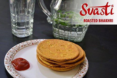 Svasti Svasti Jeera Bhakhri, 200 Gms | Whole Wheat Gujarati Bhakri | Vacuum Packed (Pack Of 4)