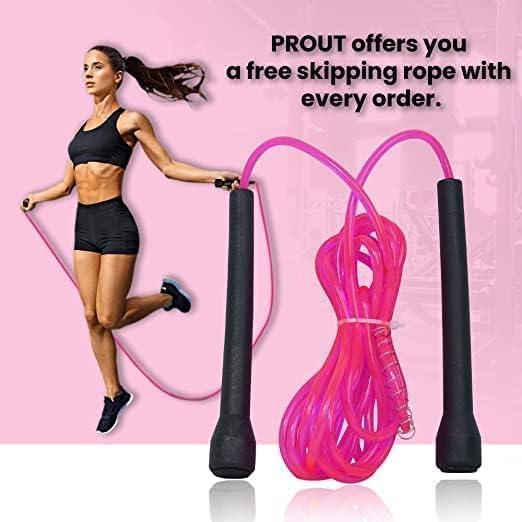 PROUT PROUT Gym Shaker | Water Bottle | Supplement Shakers | Shaker Bottle | Blender Bottle | Classic Protein Mixer Shaker Bottle with Blender Ball (Orange)