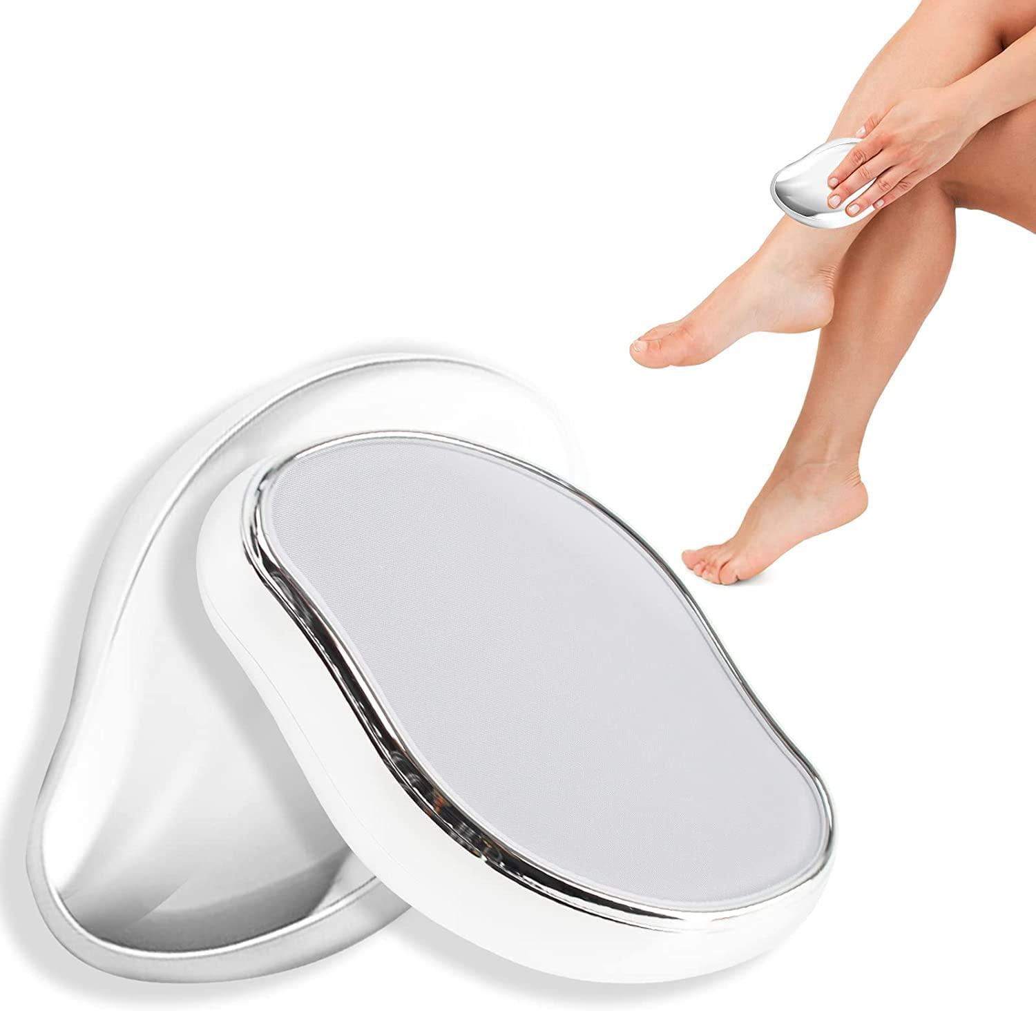 Generic Jannat Impex Crystal Hair Remover | Crystal Hair Eraser | Painless Hair Eraser Tool for Women & Men | Reusable Magic Crystal Hair Remover Stone for Body/Legs/Arms/Back Exfoliate (Pack of 1)