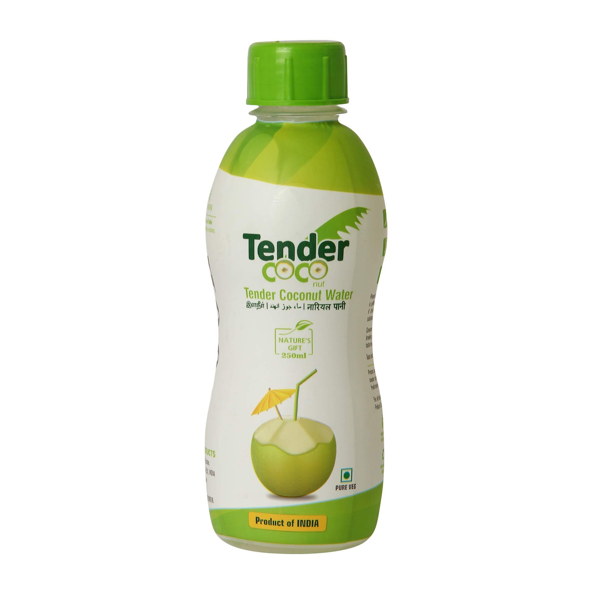 Tender Tender Coco 100% Natural Tender Coconut Water, 250ml (Pack of 12)