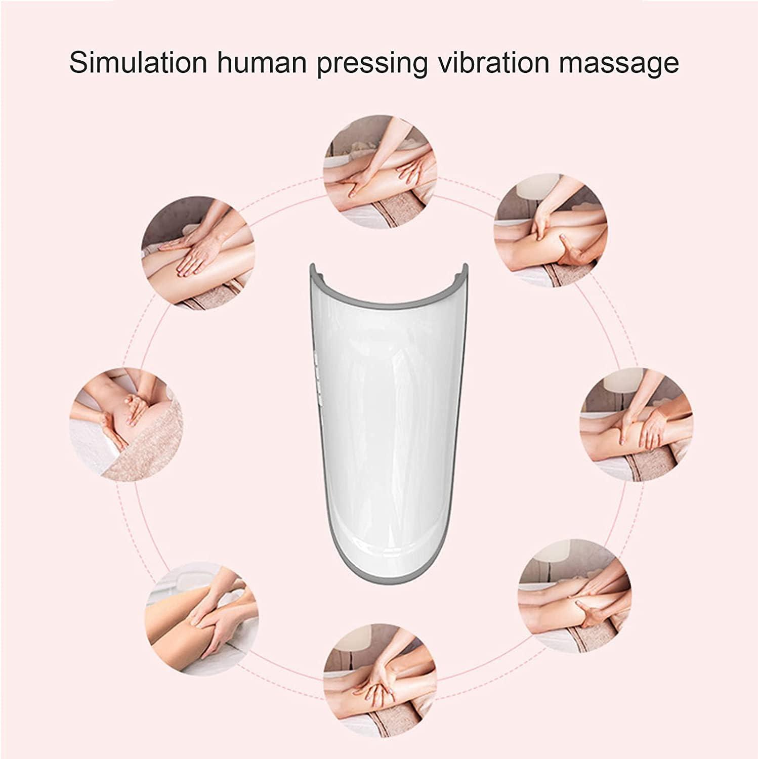 Flipco Flipco Air Compression Leg Massager Boot Sleeve Wraps Machine Foot and Calf Massage with Handheld Controller Foot Massager Leg Wraps Thigh and Calf Massager with Knee Heating
