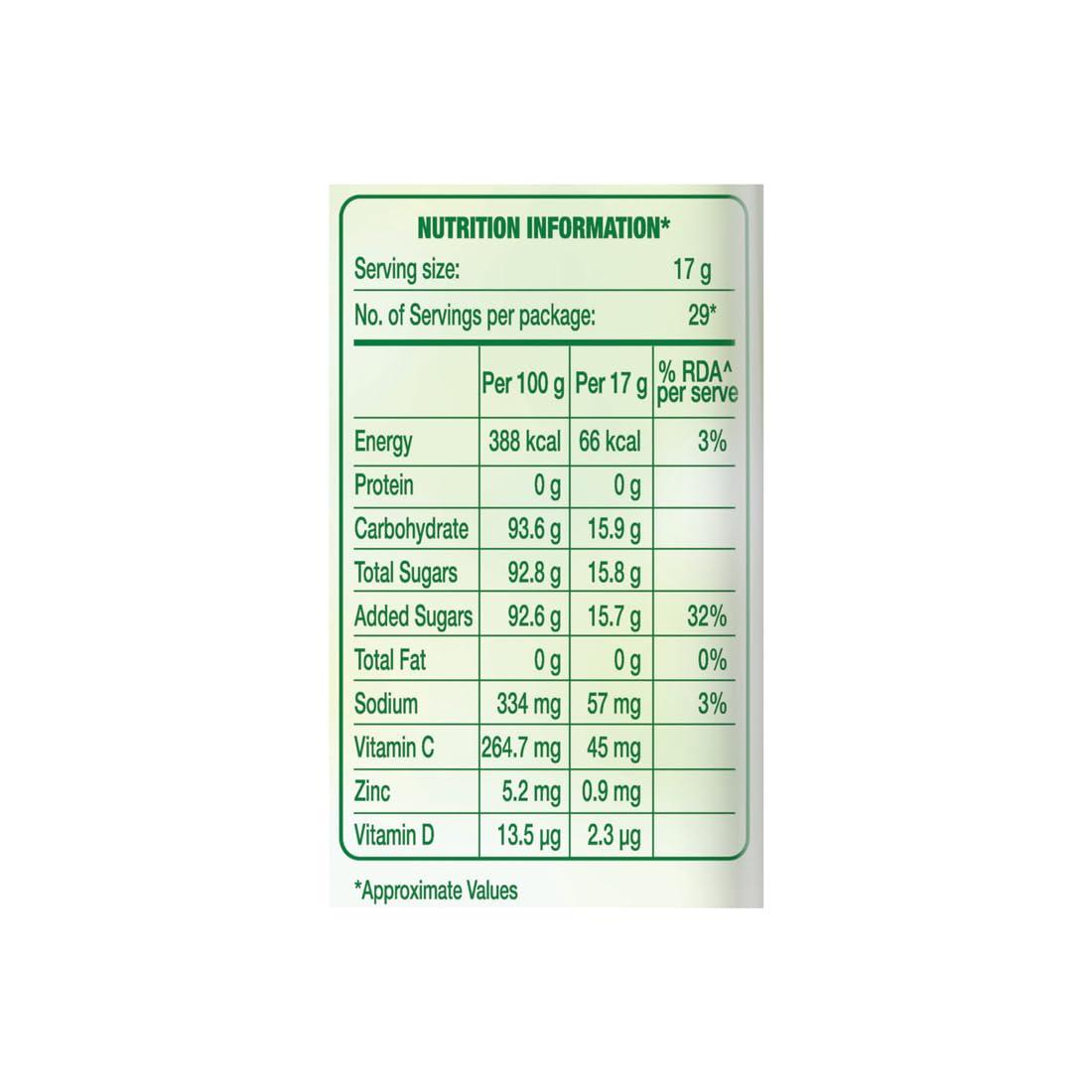 Tang Tang Lemon Instant Drink Mix, 3 X 500 g