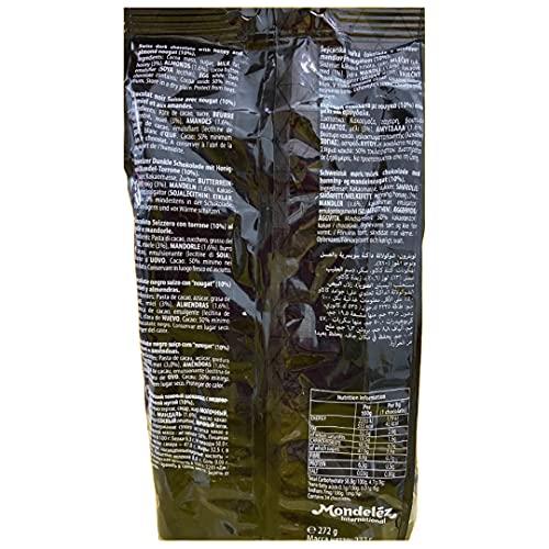 Toblerone Toblerone Swiss Dark Chocolate with Honey & Almond Nougat 34 Pieces Pouch, 272 g