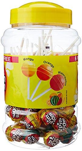 Wrigley Wrigley Pimpom Lollipop, 60 Pieces with Free 6 Pieces