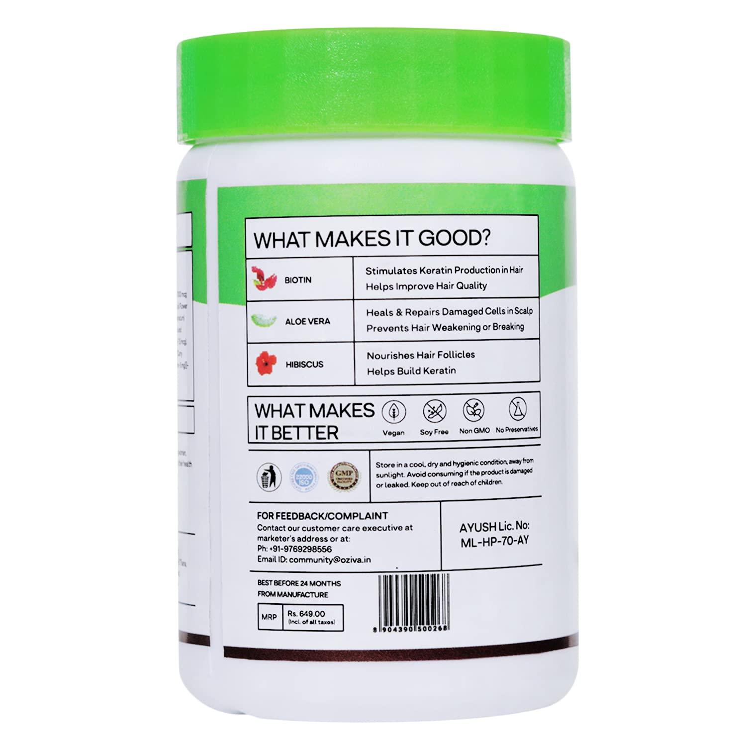 OZiva OZiva Plant Based Collagen Builder for Glowing & Youthful Skin | Collagen Powder for Women & Men | With Biotin, Silica & Vitamin C (Collagen Berry Orange + Biotin Xtra)