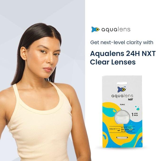 AQUALENS CONTACT LENSES Aqualens NXT One Lens Pack with Silicon Hydrogel (Power : -0.5)
