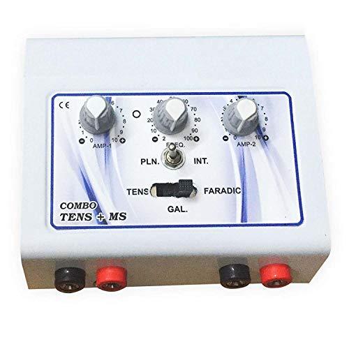 PHYSIOTRACK Physiotrack Mini Tens + MS Combo Pain Relief Physiotherapy Machine with 1 Year Warranty