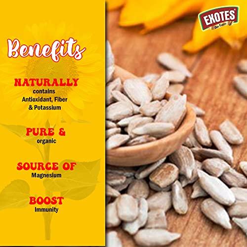Exotes Exotes Premium Dry Fruits (Sunflower Seeds), 4 X 250 g(pack of 4x250grams)