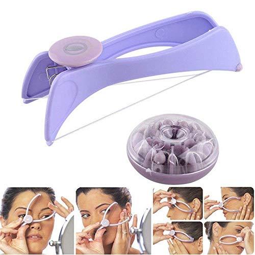 R A Products R A Products Eyebrow Face and Body Hair Threading and Removal System, tweezers for eyebrows, threading tool, threading machine for women, threading epilators for women (Purple)