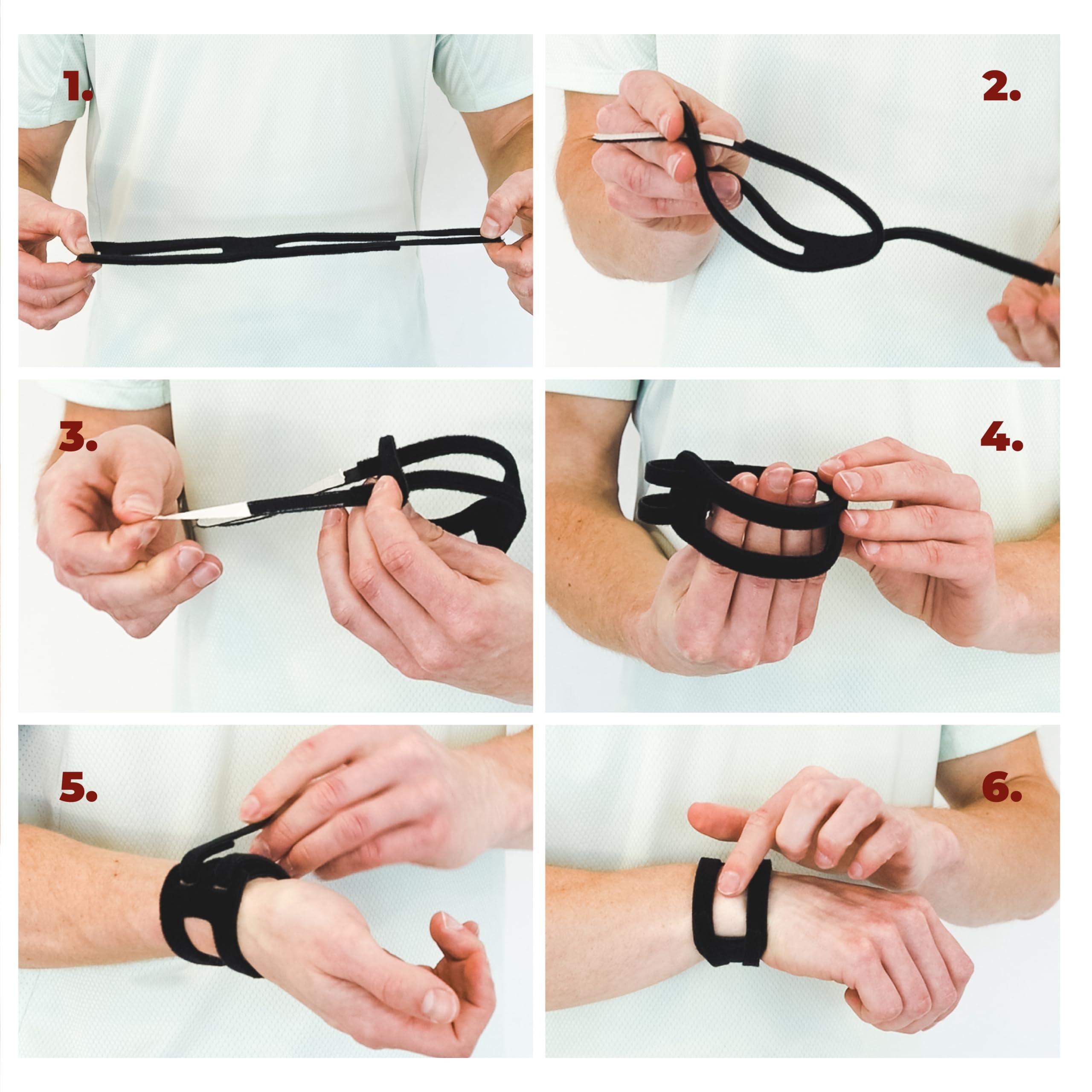 WristWidget WristWidget Nylon Black Adjustable Wrist Brace For Tfcc Tears, One Size Fits Most. For Left And Right Wrists, Support For Weight Bearing Strain, Exercise, Sprain